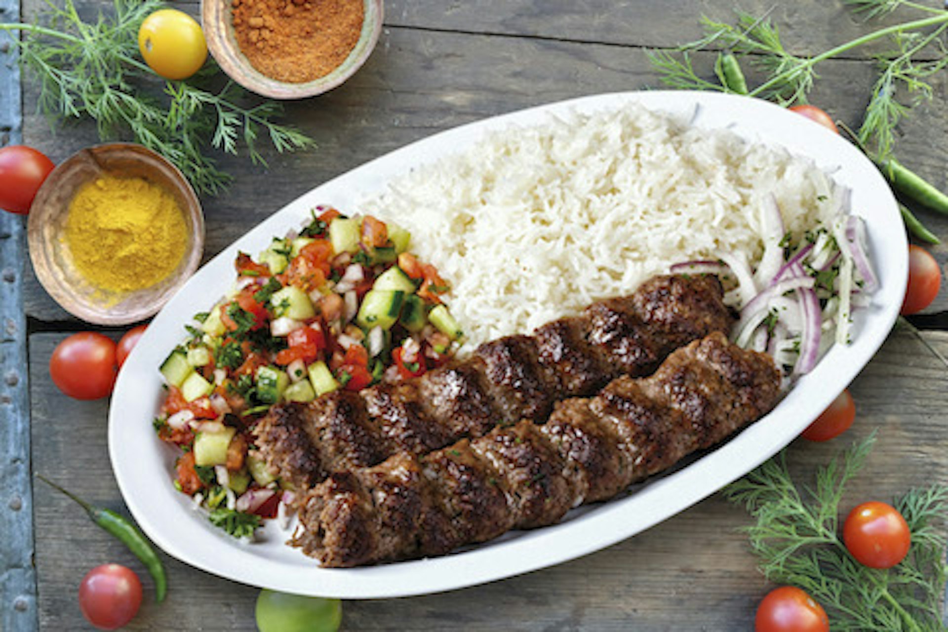 Lamb Kabab Gyro Style